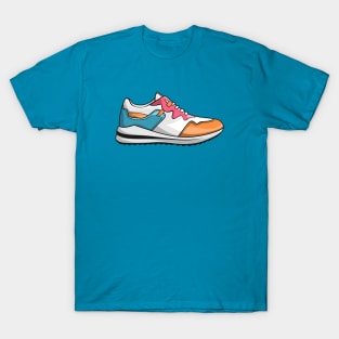 Cute Retro Sneaker with Cool Colors T-Shirt